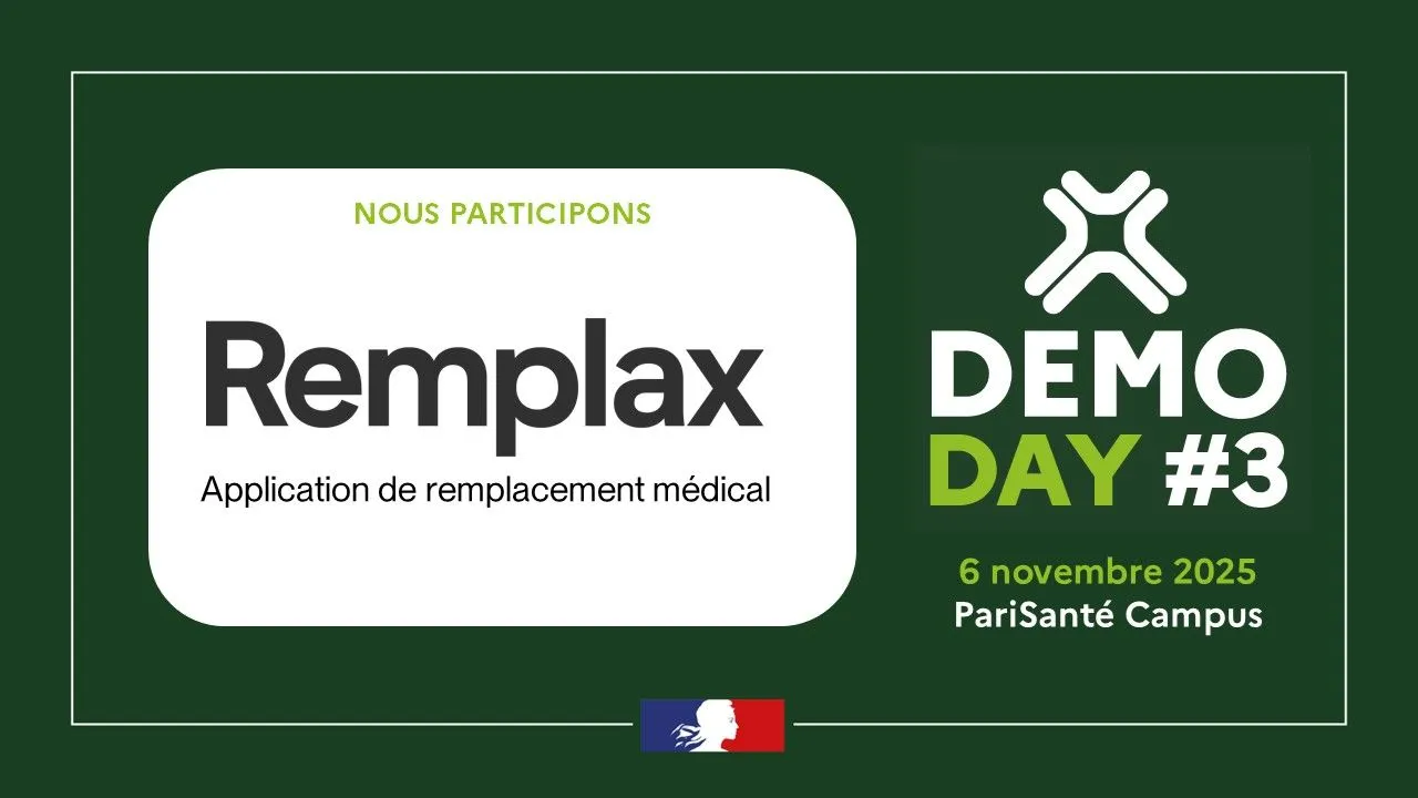 Remplax au DemoDay #3 de PariSanté Campus — 6 novembre 2025